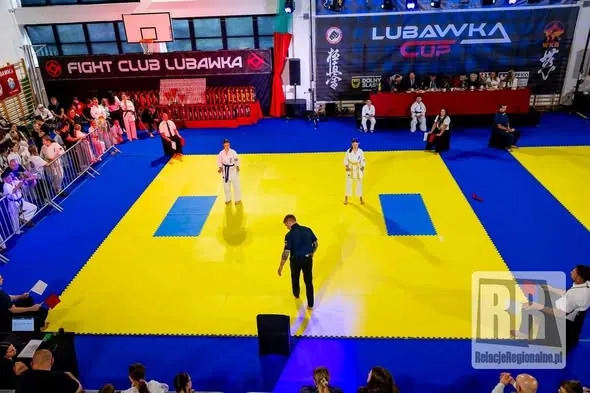 Walka na macie podczas Lubawka Cup