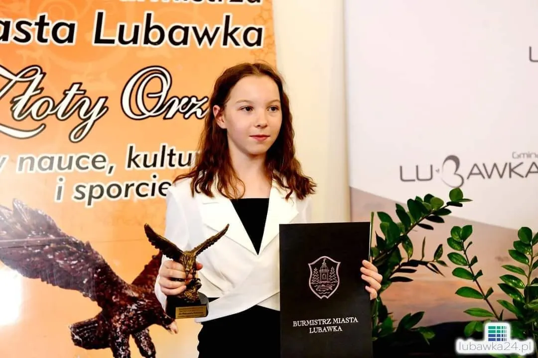 Ola Kalińska z nagrodą Złote Orły Burmistrza Miasta Lubawka